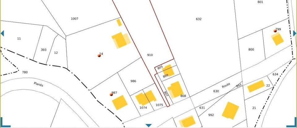 Terrain de 1 791 m² à Saint-Pierre-dels-Forcats (66210)