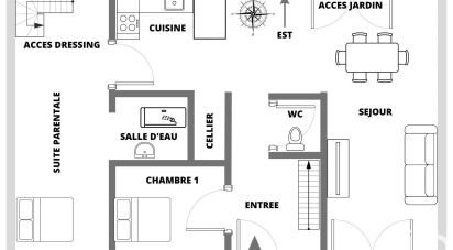 House 7 rooms of 167 m² in La Houssaye-en-Brie (77610)