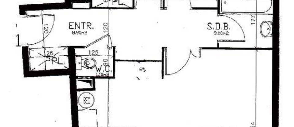 Appartement 3 pièces de 64 m² à Trappes (78190)