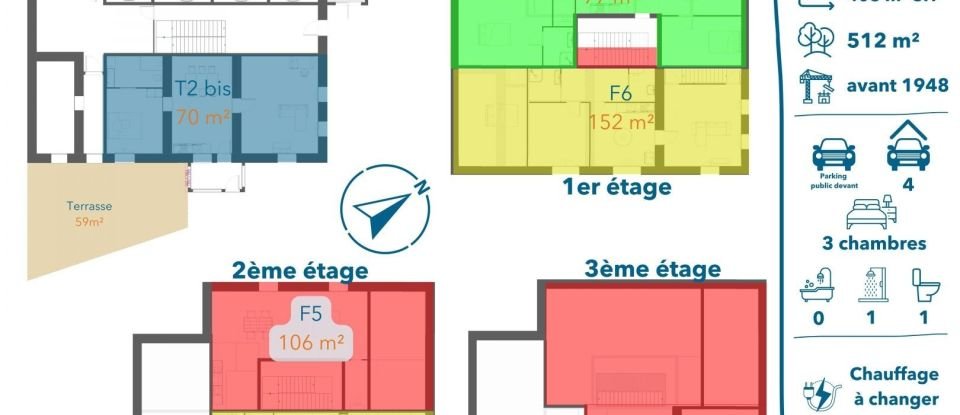 Farm 6 rooms of 326 m² in Présentevillers (25550)