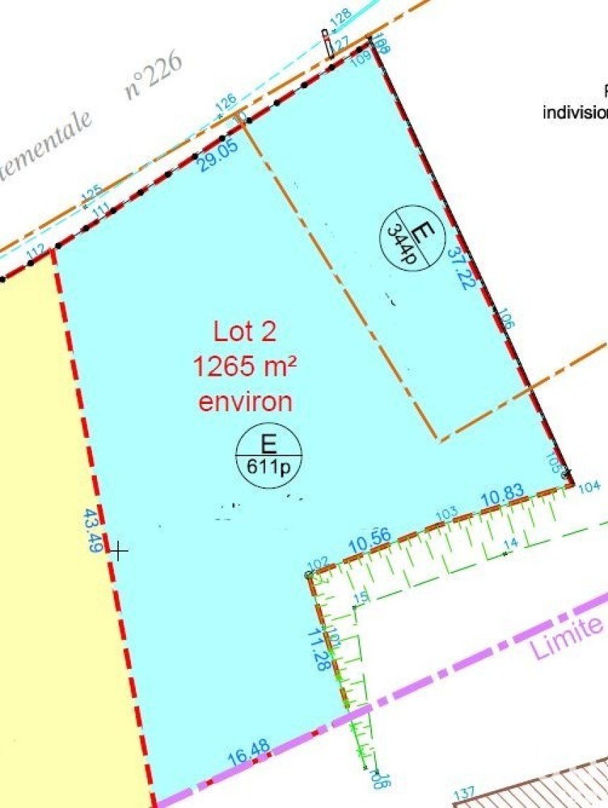 Land of 1,265 m² in Naucelle (12800)