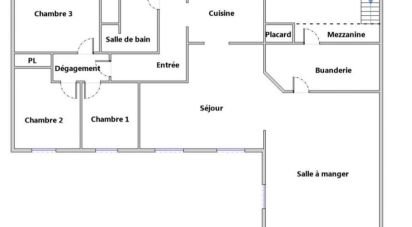 House 6 rooms of 119 m² in Mourmelon-le-Grand (51400)