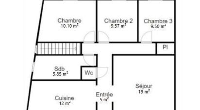 House 4 rooms of 80 m² in Vitry-en-Perthois (51300)