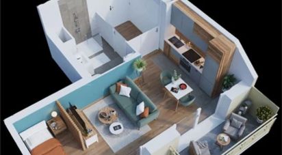 Appartement 2 pièces de 42 m² à Faremoutiers (77515)