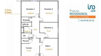 Apartment 4 rooms of 71 m² in Cherves-Richemont (16370)
