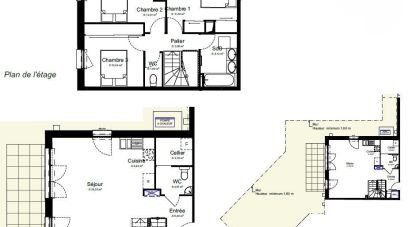 Duplex 4 pièces de 84 m² à Ventabren (13122)