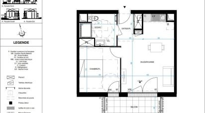 Apartment 2 rooms of 46 m² in Pornic (44210)
