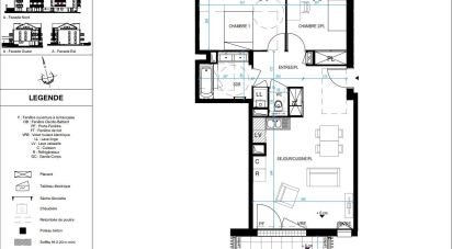 Apartment 3 rooms of 66 m² in Pornic (44210)