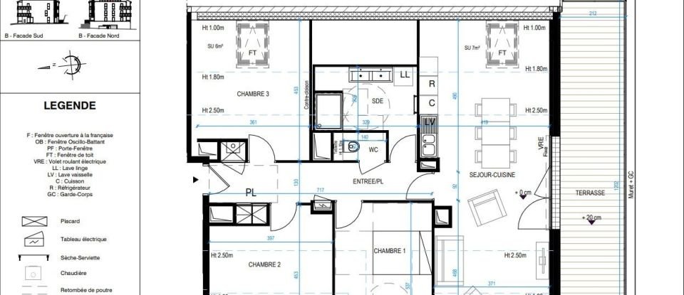 Appartement 4 pièces de 81 m² à Pornic (44210)