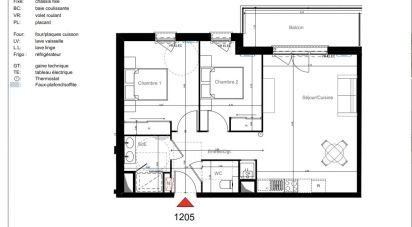 Apartment 3 rooms of 62 m² in La Teste-de-Buch (33260)