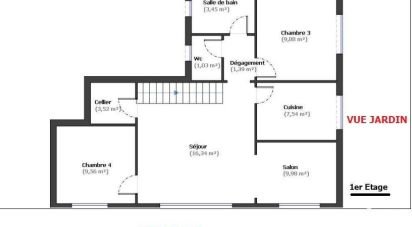 Maison 5 pièces de 84 m² à Mourenx (64150)