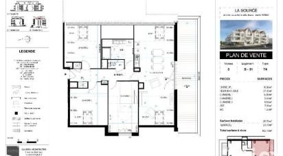 Apartment 4 rooms of 80 m² in Pornic (44210)