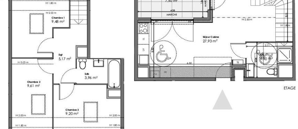 Apartment 4 rooms of 70 m² in La Seyne-sur-Mer (83500)