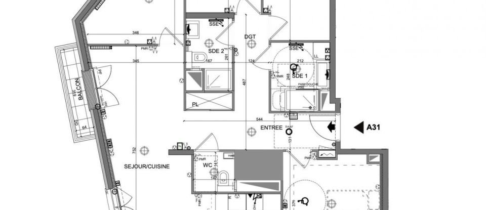 Appartement 5 pièces de 94 m² à Clamart (92140)