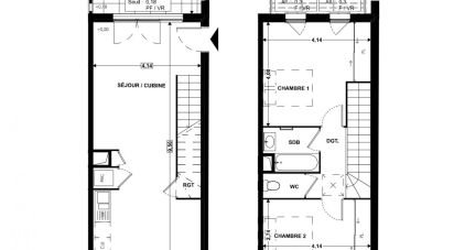 Appartement 3 pièces de 70 m² à Soustons (40140)