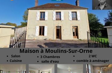 Maison 5 pièces de 140 m² à Moulins-sur-Orne (61200)