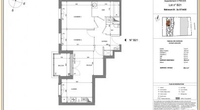 Apartment 2 rooms of 55 m² in Villeneuve-le-Roi (94290)
