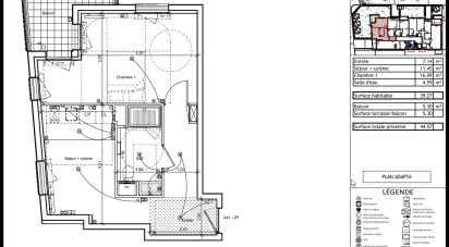 Appartement 2 pièces de 40 m² à Montrouge (92120)