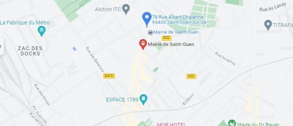Apartment 2 rooms of 60 m² in Saint-Ouen-sur-Seine (93400)
