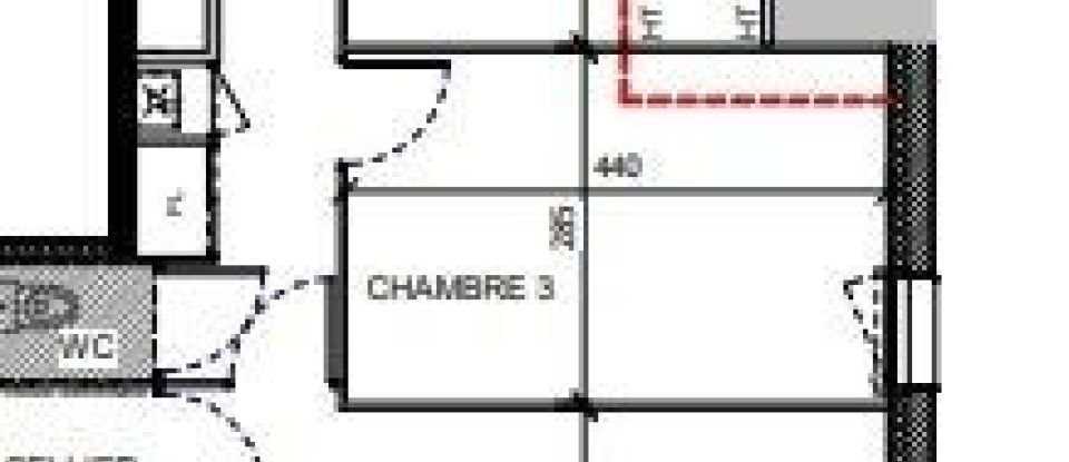 Apartment 4 rooms of 81 m² in Quimper (29000)