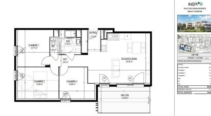 Appartement 4 pièces de 83 m² à Domène (38420)