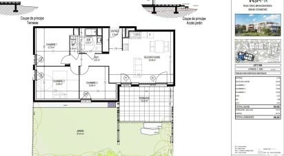 Appartement 4 pièces de 83 m² à Domène (38420)