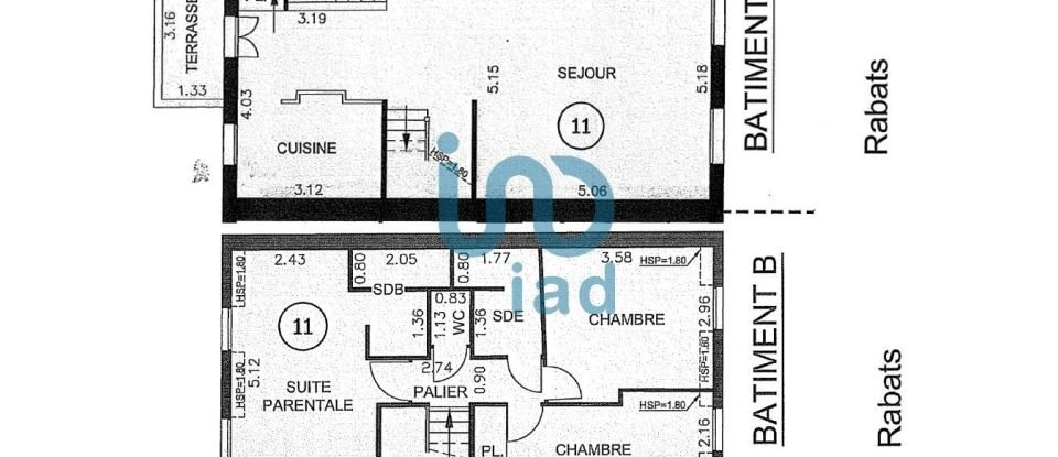 Maison 5 pièces de 109 m² à Antony (92160)