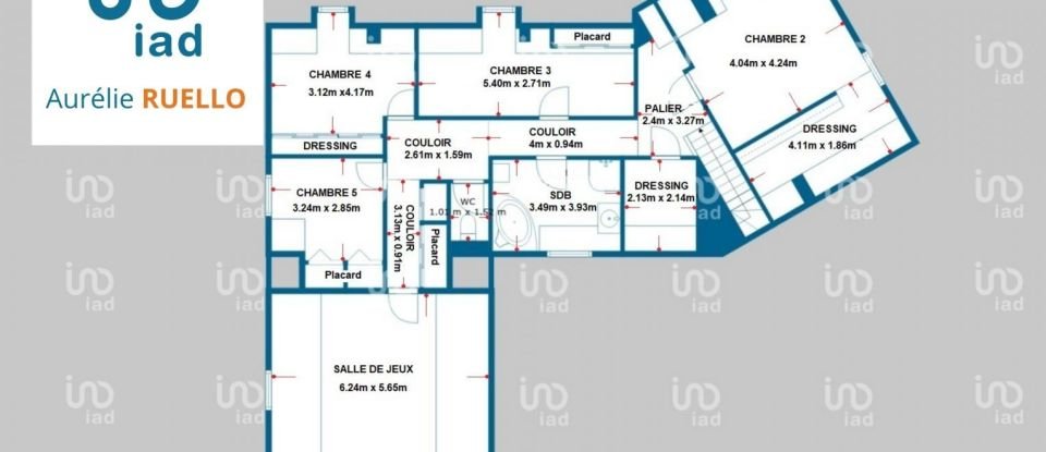 Maison 8 pièces de 206 m² à Fondettes (37230)