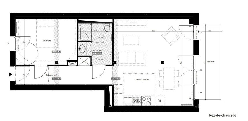 Appartement 2 pièces de 57 m² à Noisy-le-Grand (93160)