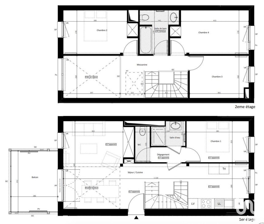 Appartement 5 pièces de 100 m² à Noisy-le-Grand (93160)