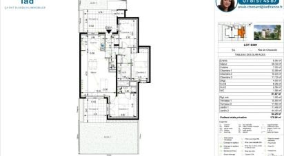 Appartement 4 pièces de 96 m² à Boissy-Saint-Léger (94470)