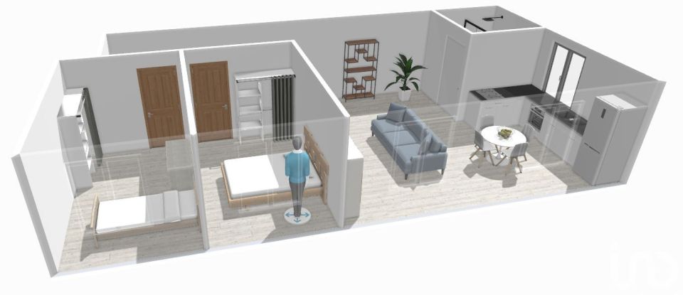 Appartement 3 pièces de 67 m² à Sainte-Foy-l'Argentière (69610)