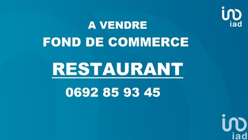 Restaurant of 140 m² in Saint-Louis (97450)