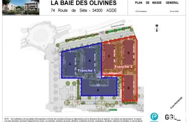 Appartement 3 pièces de 61 m² à Agde (34300)