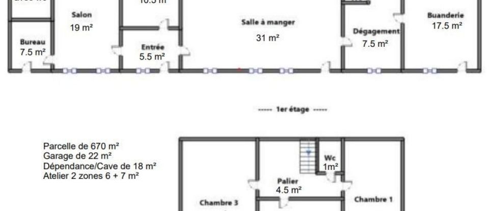 Maison 7 pièces de 138 m² à Évreux (27000)