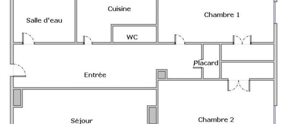Appartement 3 pièces de 55 m² à Charenton-le-Pont (94220)