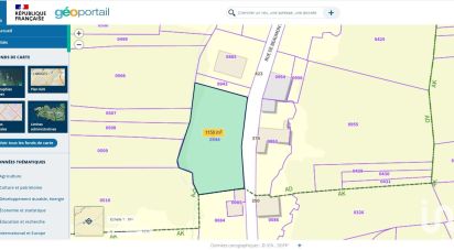 Land of 1,137 m² in Noizay (37210)