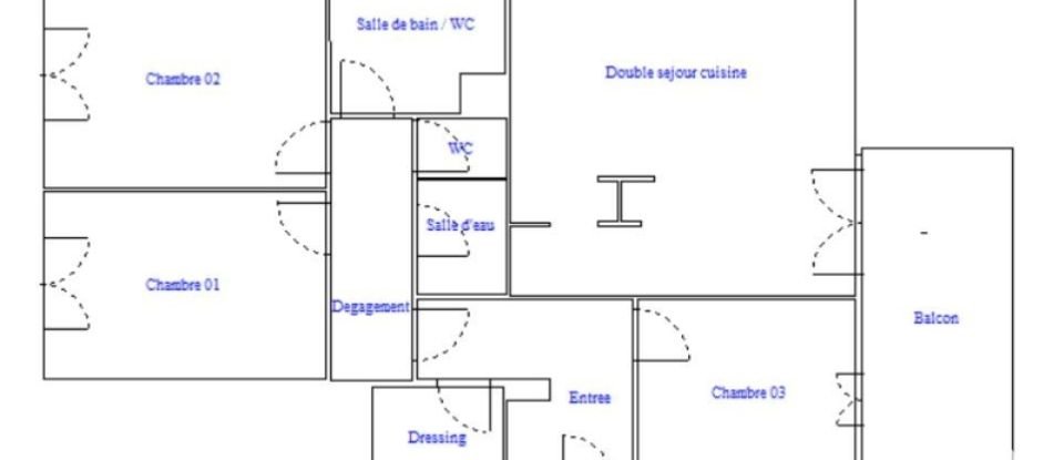 Appartement 4 pièces de 87 m² à Saint-Ouen-sur-Seine (93400)