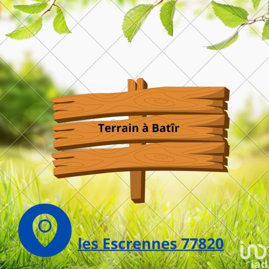 Terrain de 413 m² à Les Écrennes (77820)