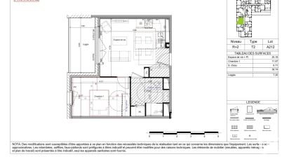 Appartement 2 pièces de 38 m² à Chalonnes-sur-Loire (49290)