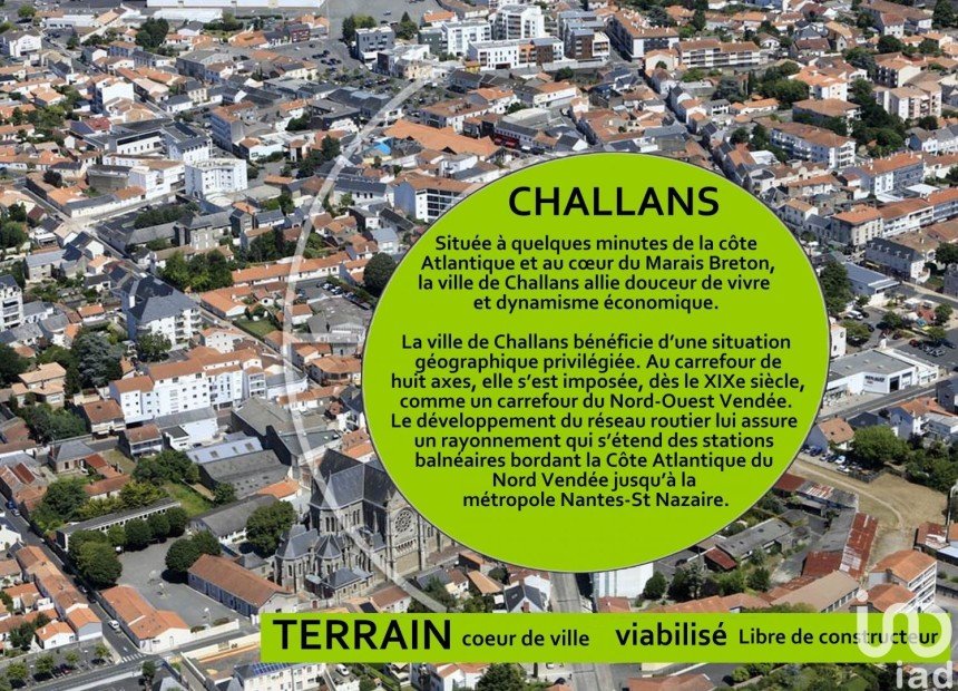 Terrain de 221 m² à Challans (85300)