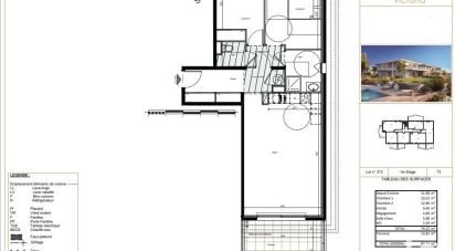 Appartement 3 pièces de 74 m² à Puget-sur-Argens (83480)
