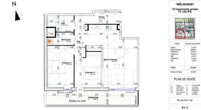 Appartement 3 pièces de 67 m² à Ifs (14123)