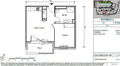 Apartment 2 rooms of 42 m² in Limoges (87100)