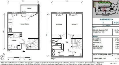 Apartment 3 rooms of 67 m² in Limoges (87100)