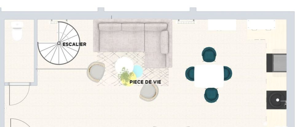 Maison 2 pièces de 60 m² à Sotteville-sous-le-Val (76410)