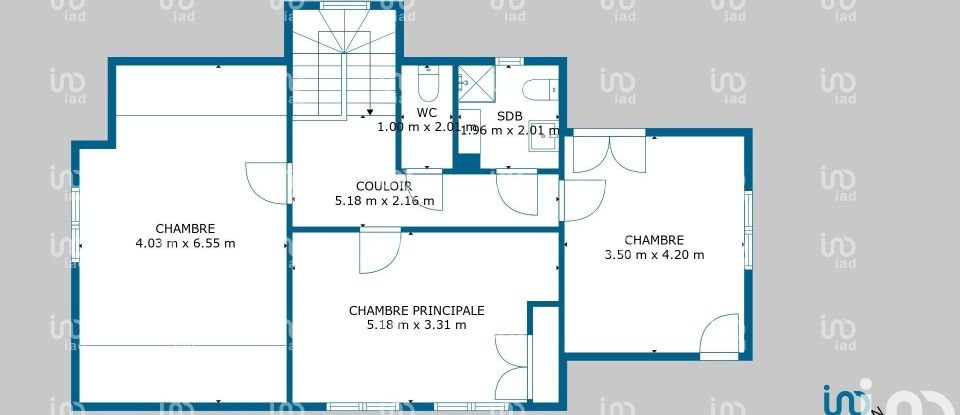 Traditional house 7 rooms of 159 m² in Laurière (87370)