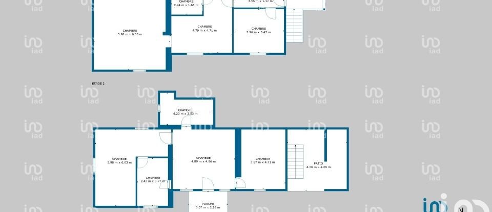 House 3 rooms of 158 m² in Saint-Laurent-de-Chamousset (69930)