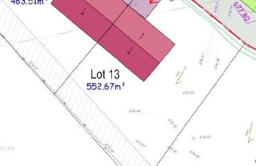 Land of 552 m² in Longessaigne (69770)