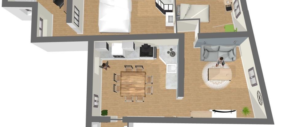 Appartement 5 pièces de 101 m² à Fontainebleau (77300)